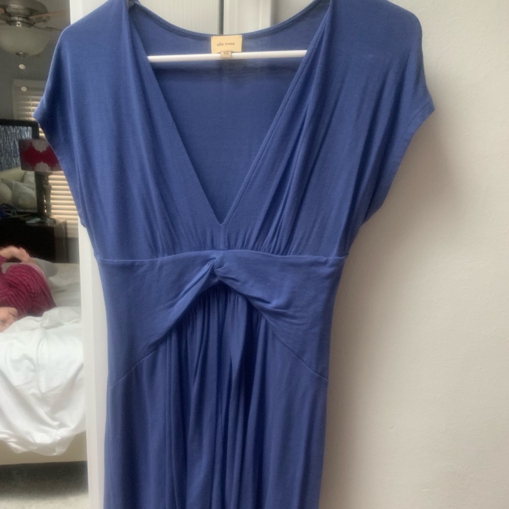 Purple flowing cotton top